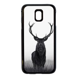 szarvas szarvasos agancs őszi fehér Samsung Galaxy fekete tok