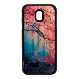 őszi erdős falevél természet Samsung Galaxy fekete tok