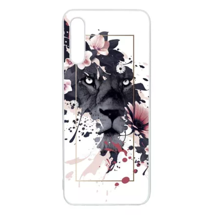 Gyönyörű oroszlán ajándék nőknek valentin napra Samsung Galaxy fehér tok