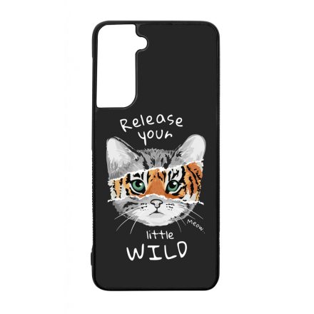 Little Wild Cat Wild Beauty Animal Fashion Csajos Allat mintas Samsung Galaxy tok
