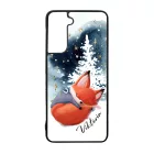 Tündéri róka - Téli mintás Samsung Galaxy tok