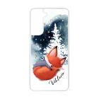 Tündéri róka - Téli mintás Samsung Galaxy tok