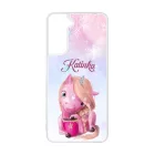 Unikornis és kávé - Téli mintás Samsung Galaxy tok