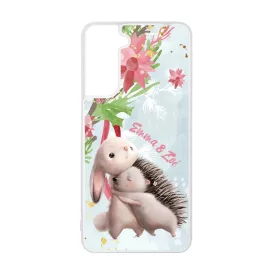 Nyuszi és Süni - Téli mintás Samsung Galaxy tok