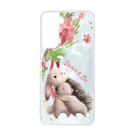Nyuszi és Süni - Téli mintás Samsung Galaxy tok