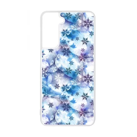Téli Szépséges Hópihe mintás Samsung Galaxy tok