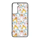 Tündéri Kawaii cica mintás Samsung Galaxy tok