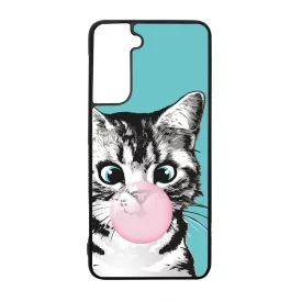 Bubble Cat - cica mintás Samsung Galaxy tok