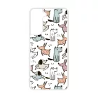 Tündéri rajzolt kutya mintás Samsung Galaxy tok