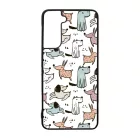 Tündéri rajzolt kutya mintás Samsung Galaxy tok