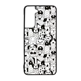 Aranyos kutya mintás Samsung Galaxy tok