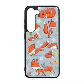   Cuki róka és kisegér barátság szilikon Samsung Galaxy tok