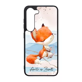   Kérd a neveddel - Cuki Róka és kisegér szilikon Samsung Galaxy tok