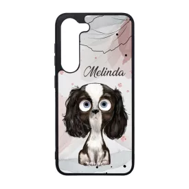   Kérd a neveddel - Figyelek Rád Cukis kutyus szilikon Samsung Galaxy tok