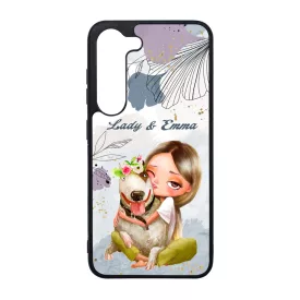   Kérd a neveddel - Én és a kutyám szilikon Samsung Galaxy tok