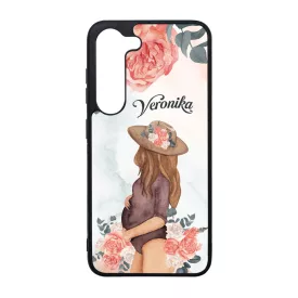 Kérd a neveddel Babát várok Samsung Galaxy tok