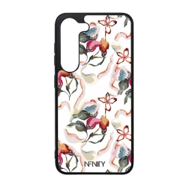 Szépséges virág Art szilikon Samsung Galaxy tok tok