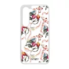 Szépséges virág Art szilikon Samsung Galaxy tok tok