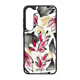 Művészi virágos tavasz szilikon Samsung Galaxy tok tok