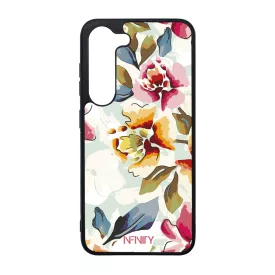 Kedves és vidám tavaszi virágok szilikon Samsung Galaxy tok tok