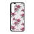 Szépséges pink virágok szilikon Samsung Galaxy tok tok