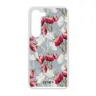 Szépséges piros tavaszi virágok szilikon Samsung Galaxy tok tok