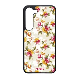 Vidám tavaszi virágok szilikon Samsung Galaxy tok tok