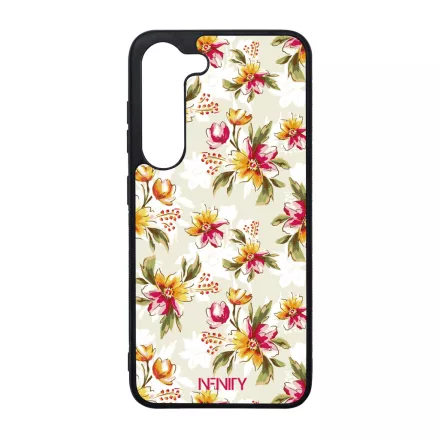 Vidám tavaszi virágok szilikon Samsung Galaxy tok tok