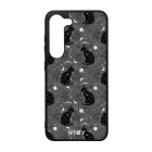 Mágikus fekete macska szilikon Samsung Galaxy tok tok