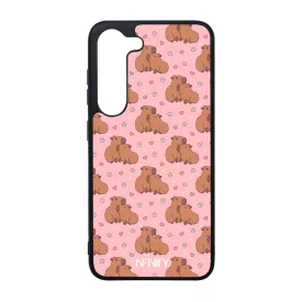 Cuki pink capybara szerelem Samsung Galaxy szilikon tok