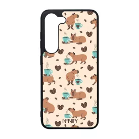 Kávés Capybara Samsung Galaxy szilikon tok