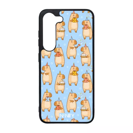 Szülinapos capybara Samsung Galaxy szilikon tok