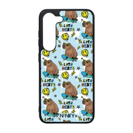 Deszkás kapibara Samsung Galaxy szilikon tok