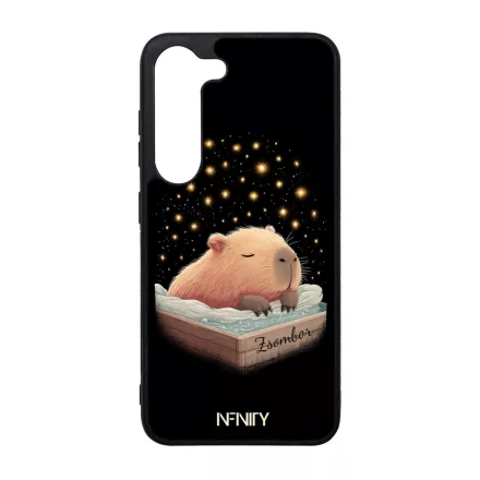 Névvel kérhető - Aranyos szundizó capybara Samsung Galaxy szilikon tok