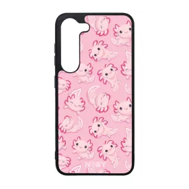 Tündéri rózsaszín Axolotl Samsung Galaxy szilikon tok