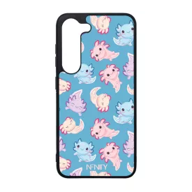 Tündéri kék Axolotl Samsung Galaxy szilikon tok