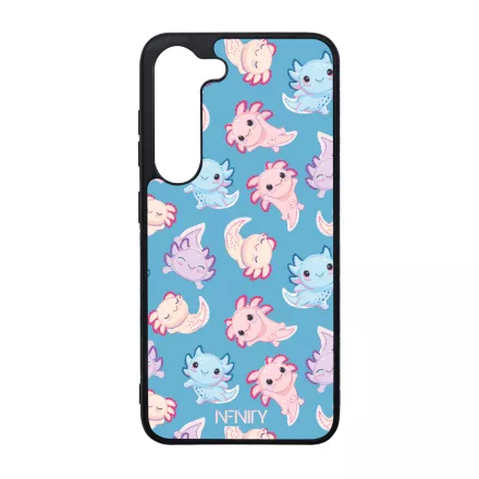 Tündéri kék Axolotl Samsung Galaxy szilikon tok