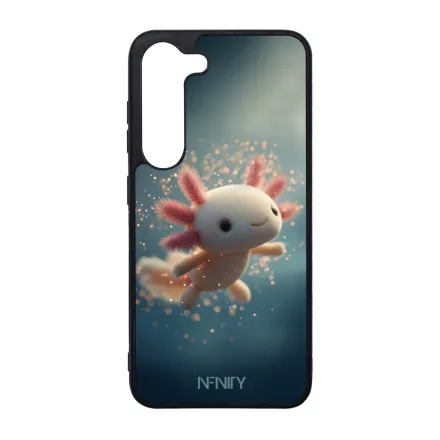Tündéri plüss hatású Axolotl Samsung Galaxy szilikon tok