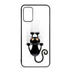 kapaszkodó macska macskás cica cicás Samsung Galaxy A02s tok