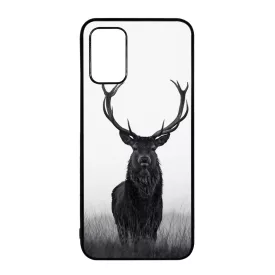 szarvas szarvasos agancs őszi fehér Samsung Galaxy A02s tok