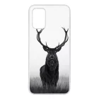 szarvas szarvasos agancs őszi fehér Samsung Galaxy A02s tok