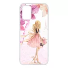 virágos fashion menyasszony párizs paris eiffel torony tavaszi Samsung Galaxy A02s tok