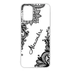 kérd a neveddel csipkés csajos Samsung Galaxy A02s tok