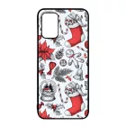 téli karácsonyi mintás textúra Samsung Galaxy A02s tok