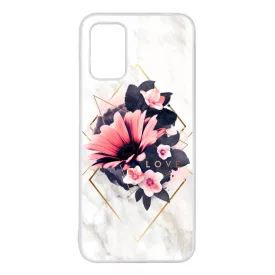 Marble Love marvany mintas viragos Samsung Galaxy A02s tok