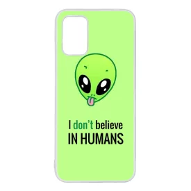 I dont believe in Humans ufo földönkívüli Samsung Galaxy A02s tok
