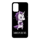 Unikornis - morcos reggel unicorn egyszarvú Samsung Galaxy A02s tok