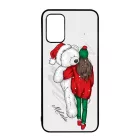 Kérd a neveddel - Lány & Maci - csajos karácsony Samsung Galaxy A02s tok