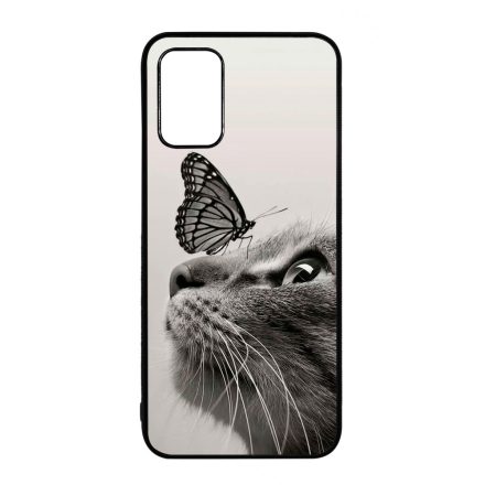 Cica és Pillangó - macskás Samsung Galaxy A02s tok