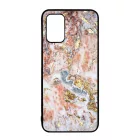 Pinkish and Gold marvanyos marvany mintas Samsung Galaxy A02s tok